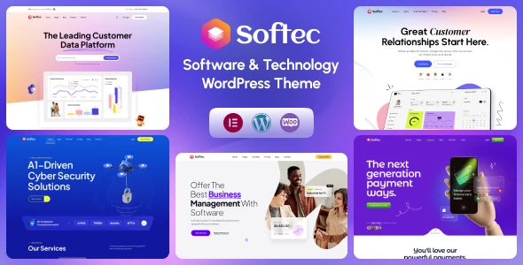 Softec – Software & Technology WordPress Theme + RTL